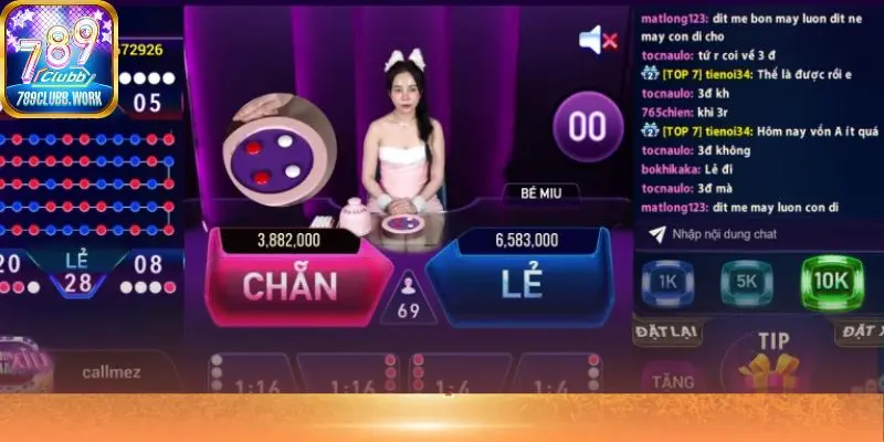 Xóc đĩa livestream 789Club dùng 4 đồng xu để phân thắng thua